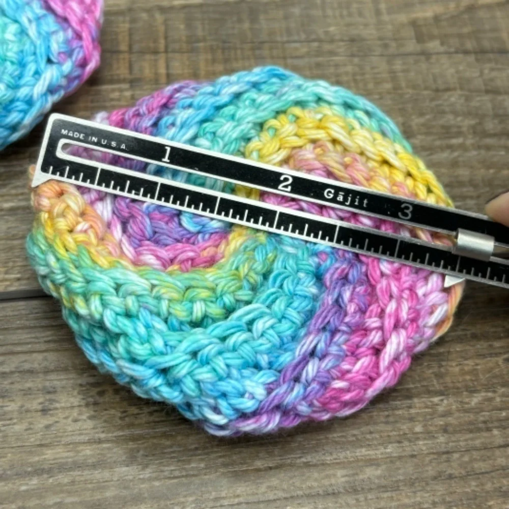Handcrafted Crochet Spiral Tawashi Bath Scrubbies Set Cotton Yarn‎ Handmade